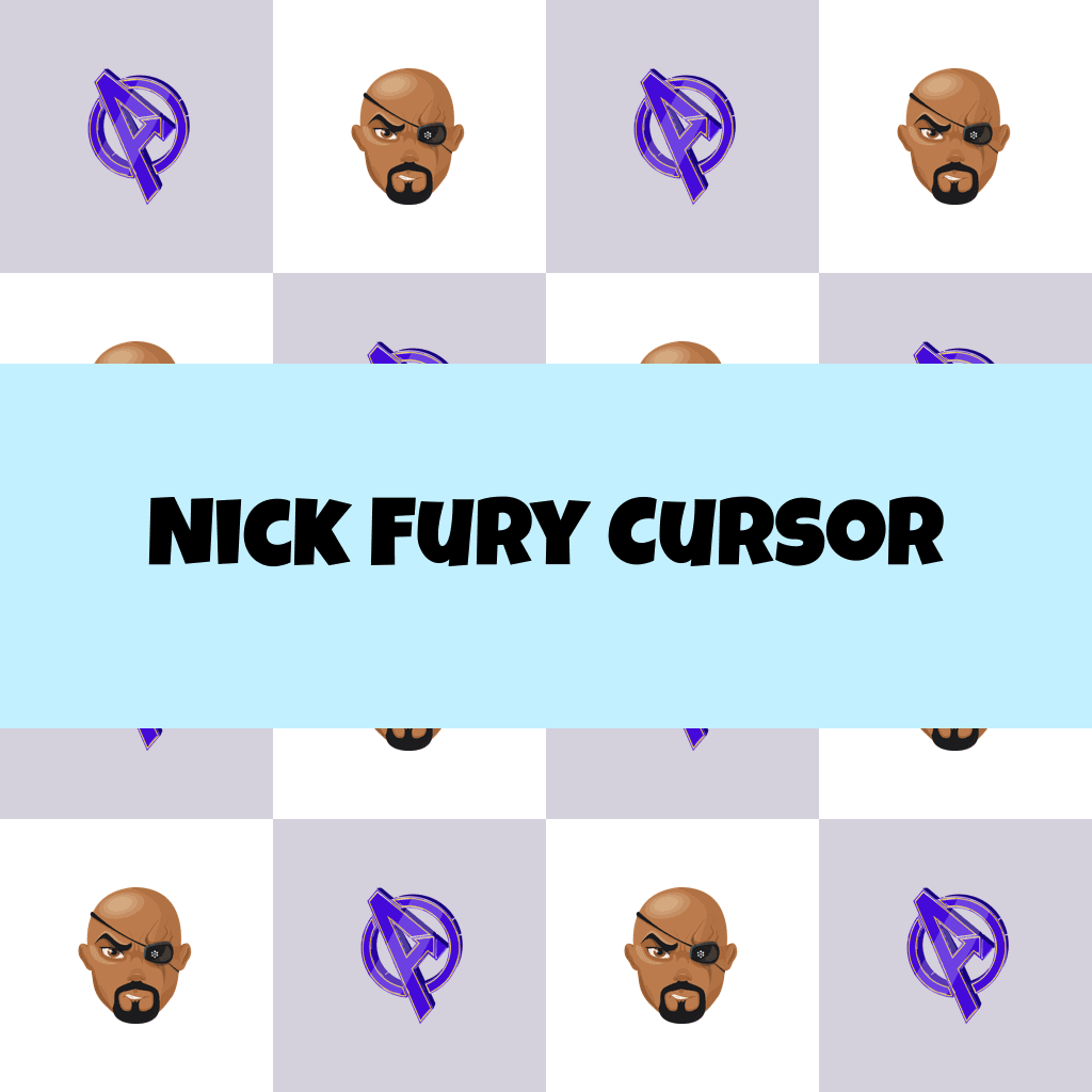 Preview Nick Fury cursor custom cursor pack
