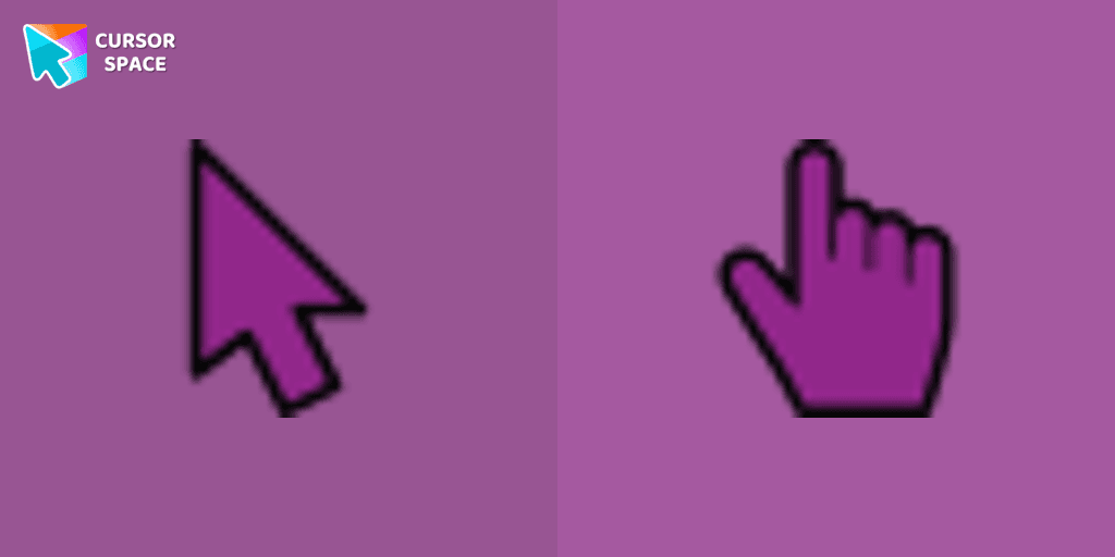 Purple cursor cursor pack